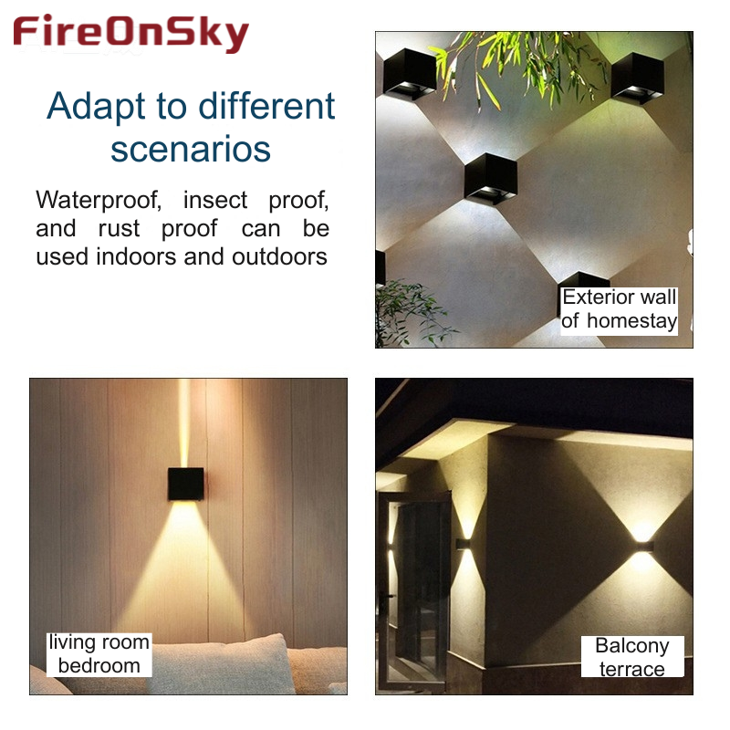 Outdoor waterproof led wall lamps, creative passageways, staircases, corridors, living rooms, bedside wall lamps, bedrooms-114 RX