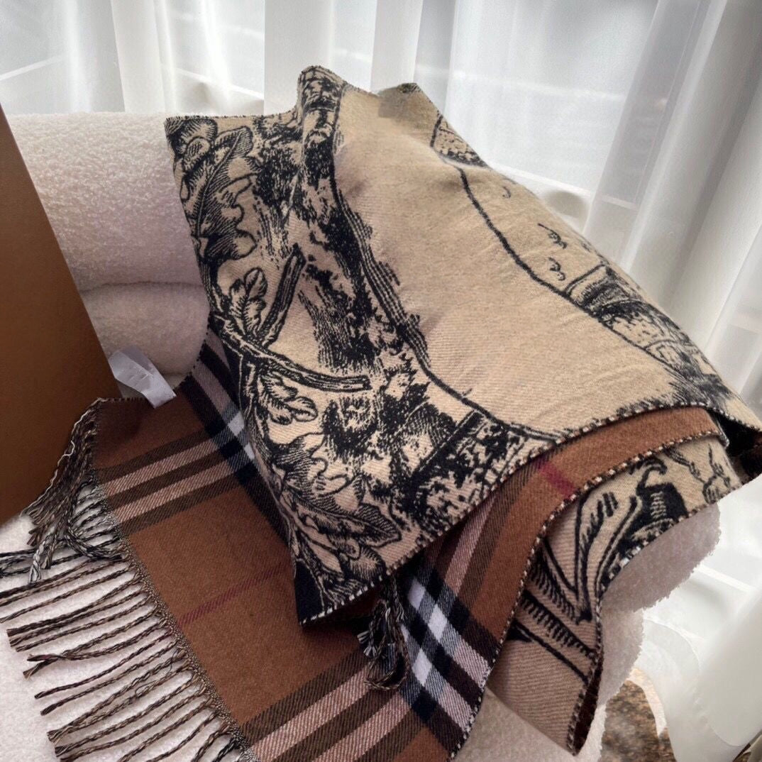 Designer Scarf 100% Cashmere Scarves For Winter Warm Womens and mens Long Wraps Classic Plaid Women Man silk scarf designers Echarpe Luxe