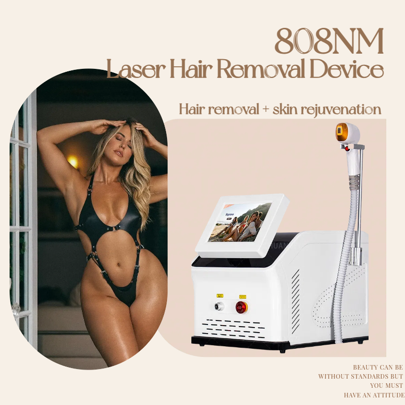 Professional Diode Ice Titanium Laser Body Hair Removal Machine 2025 Portable 808 755 Alexandrite Device 3 Waves Permanent Laser Machine