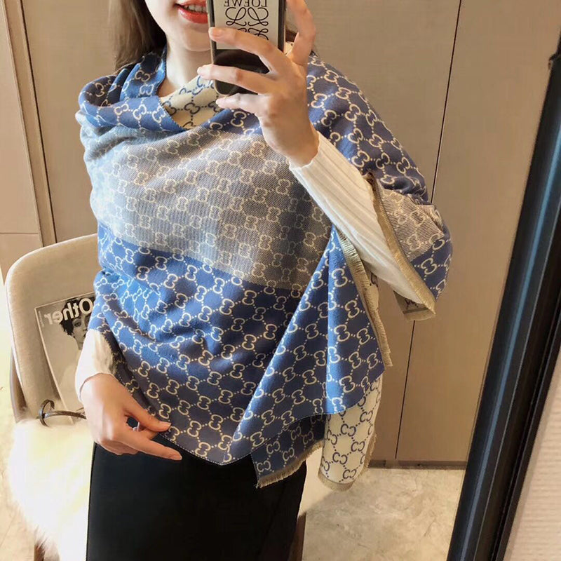 2020Luxury Women Cashmere Scarf Winter Pashmina Warm Shawls and Wraps Lady Print Thick Blanket Neck Scarves Bufanda