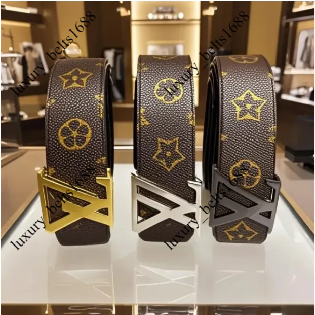 Designer Belt Women&#039;s Belt Men&#039;s Classic Checkered Pattern Belt 38mm Leather Belt Men&#039;s and Women&#039;s Letter Large Gold Buckle Hig