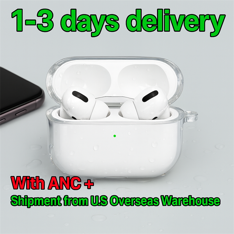 USA Stock For airpodspro AirPodsPros 2 pro 3 Headphone ANC Noise Cancellation Headphone AirPodsPro 2 3 4Case