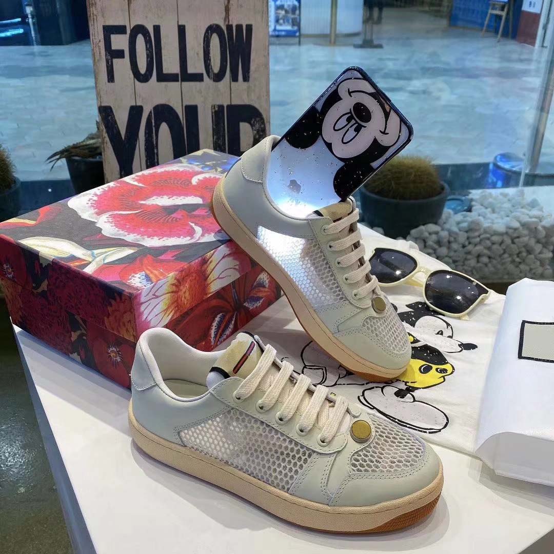 New Runaway Low top Sneaker Plaid pattern Platform Classic Suede Leather Sports Skateboarding Shoes Men Women Sneakers shoe008 8889