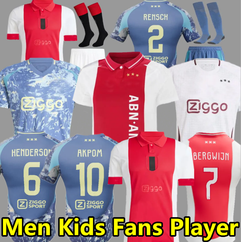 2024 2025 BROBBEY AjaOX Soccer Jerseys 125th anniversary BERGWIJN Football Shirts AKPOM MIKAUTADZE TAYLOR CRUYFF FORBS BERGHUIS HLYNSSON men Kids