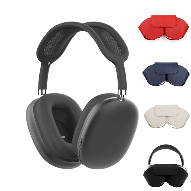 max headphones Earphones Wireless headphones Bluetooth Headphones Stereo HIFI Super PU Headset Protective Bag Card Radio Call Wireless Earphone