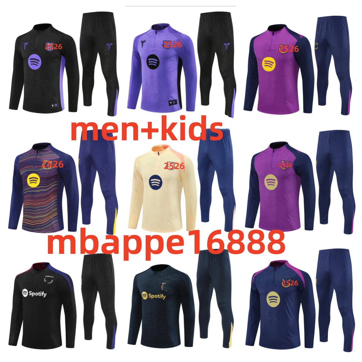 football jersey chandal baRCElone Tracksuit LAMINE YAMAL LEWANDOWSKI soccer ES 25 26 GAVI PEDRI FERRAN men kids kit football Tracksuits Sportswear f