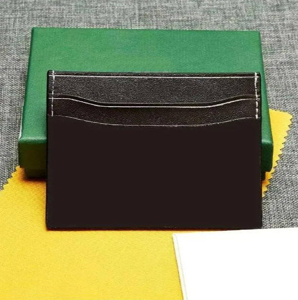 Men women card holders Lady Card package coin purse Canvas Leather soft leather mini wallet black red pink credit card wallets Fashion designer purs