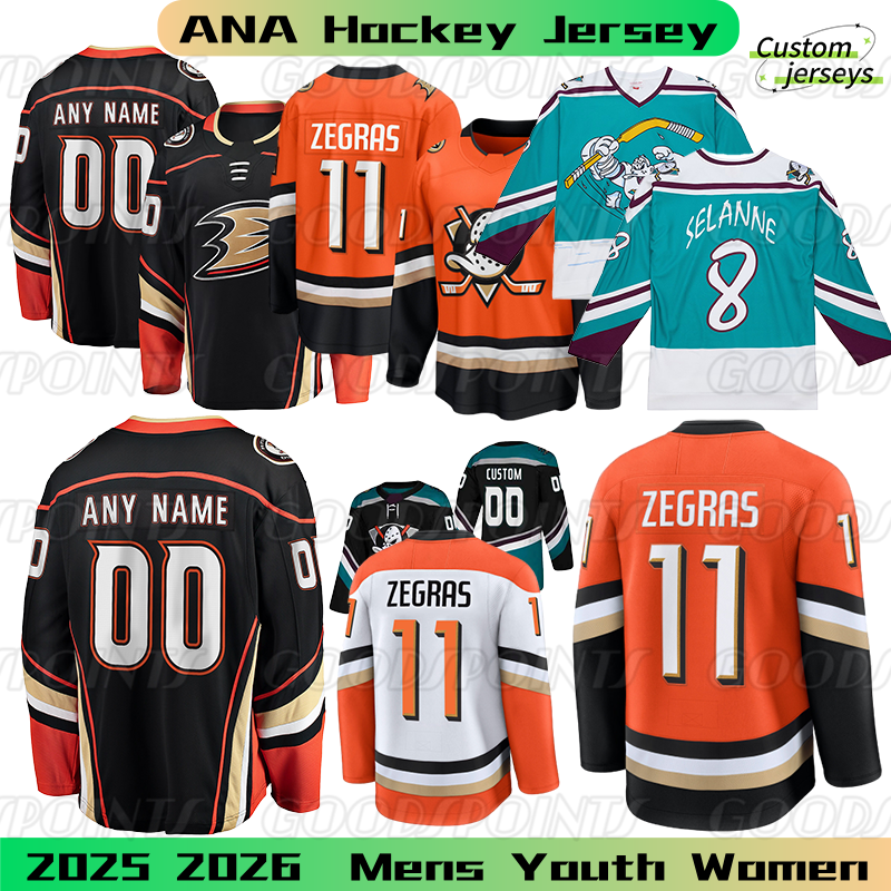 Trevor Zegras hockey jerseys Selanne Gudas ducks jersey Gibson Terry Frank Vatrano Carlsson Beckett Sennecke Lukas Dostal Charlie Conway 2025 mens H