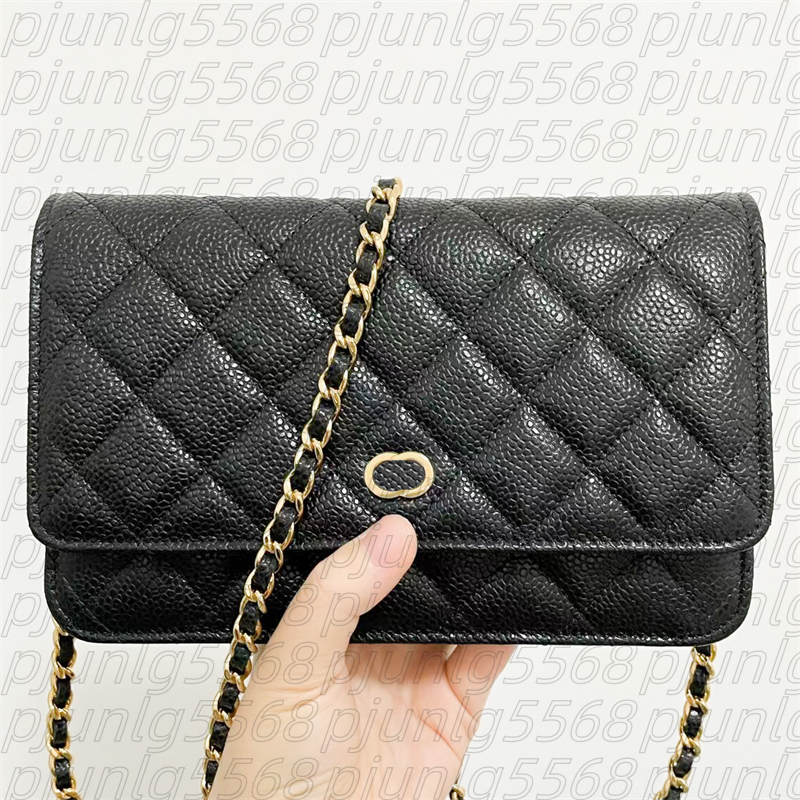 Mirror quality caviar Leather lambskin Shoulder Bags clutch hobo bag flap gold chain envelope tote Designer bag for man Luxury handbags womens Cross