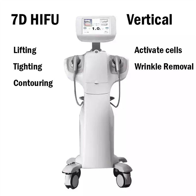 2023 Hot Sell Other Beauty Equipment Professional 7D Hifu Machine Functions with Facial lif Skin Tightness Body Slimming Items with 7 Cartridges