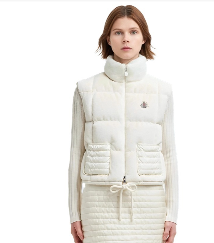 Stand-up Collar Down Vest Puffer Jacket for Men and Women - High Quality Brand Casual Street Coat have NFC in Various