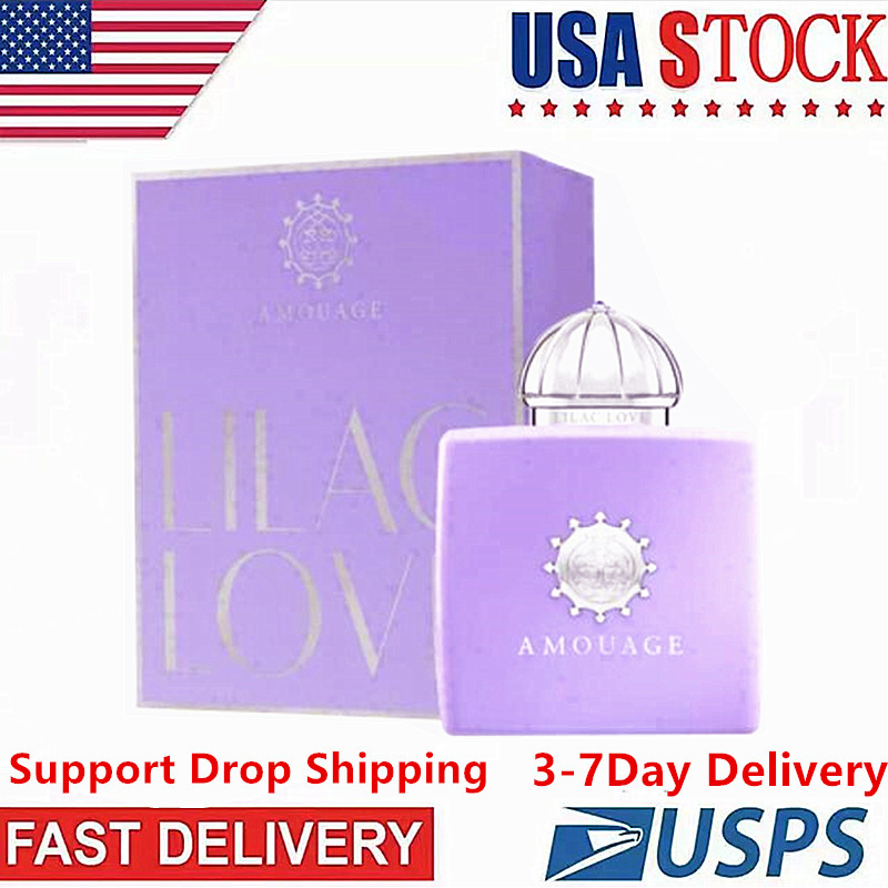 Women&#039;s Fragrance AMOUAGE Perfume Rose Epic Rose Charm Heart Flower Bloom Lilac US Products 3-7 Business Days