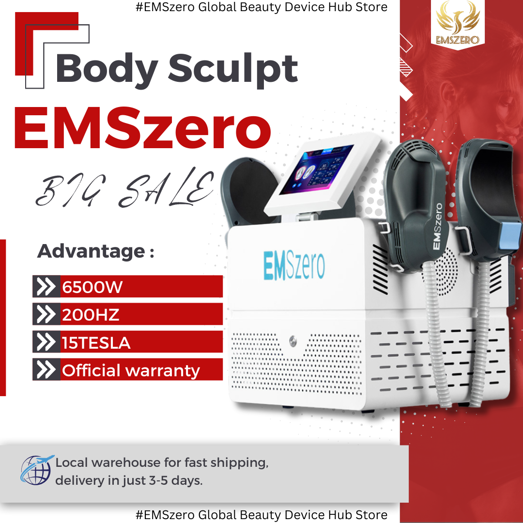 EMSzero RF Electrical Muscle Stimulation Body Sculpting Machine 6500W for Firming and Slimming Purposes