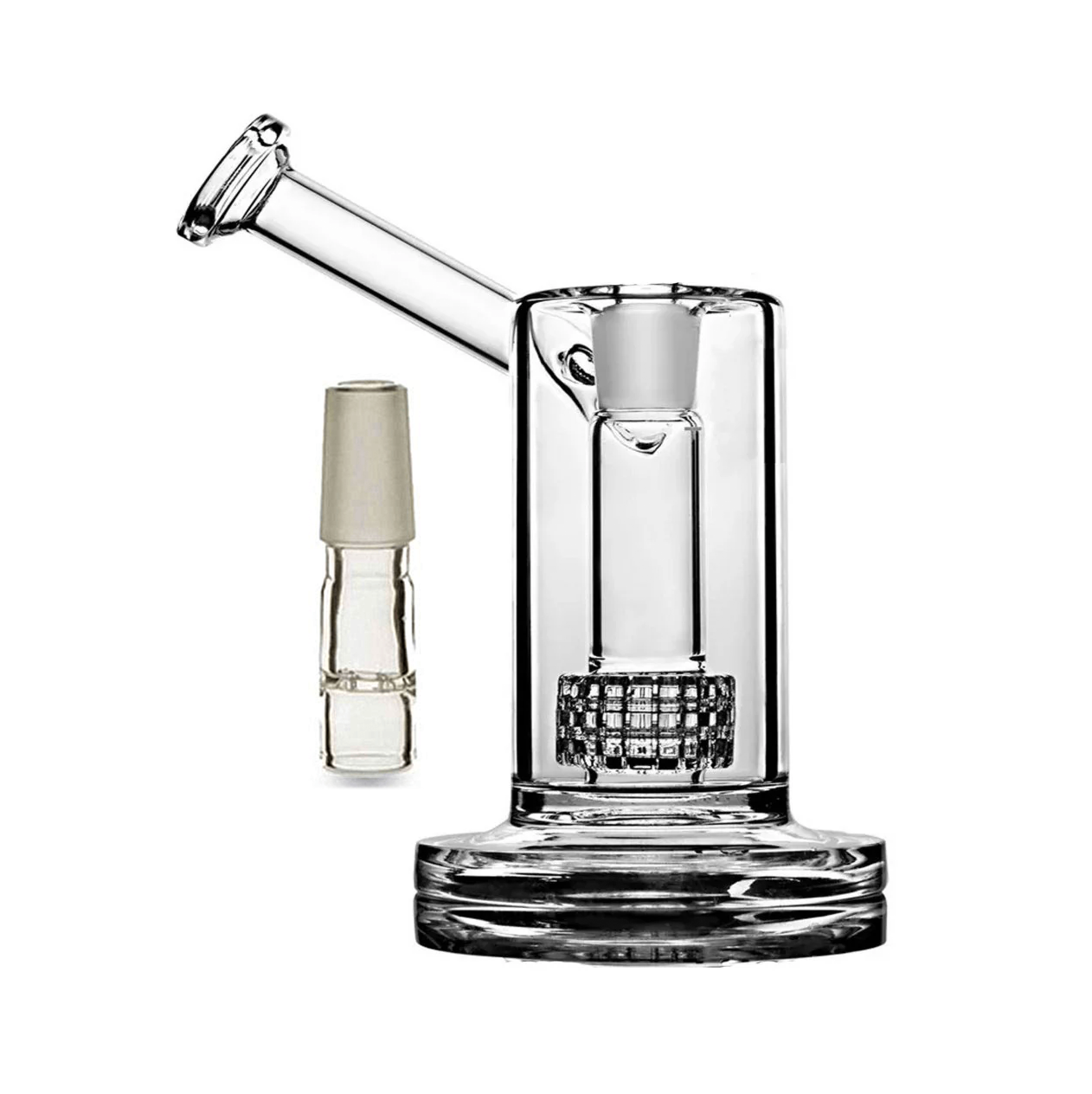 Mobius Matrix Perc Glass Sidecar Water Bubbler pipe Bong with WPA kit for arizer solo 3 2 air 2 max