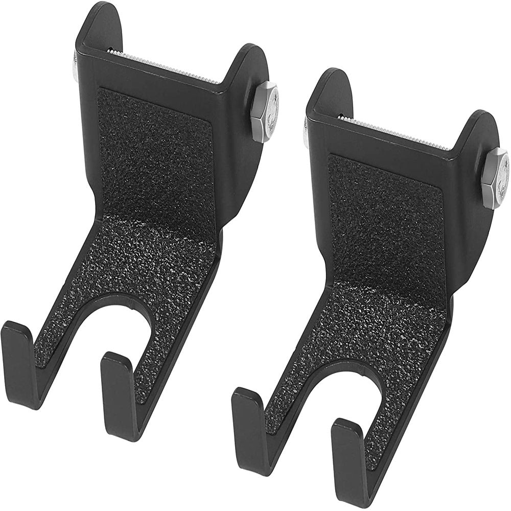 HulkFit Multi-Function Power Cage Rack Crossfit Attachments, J-Hooks, Dip Bars, Weight Plate Holders, T-Bar Row Platform, Barbell Clamp Coll