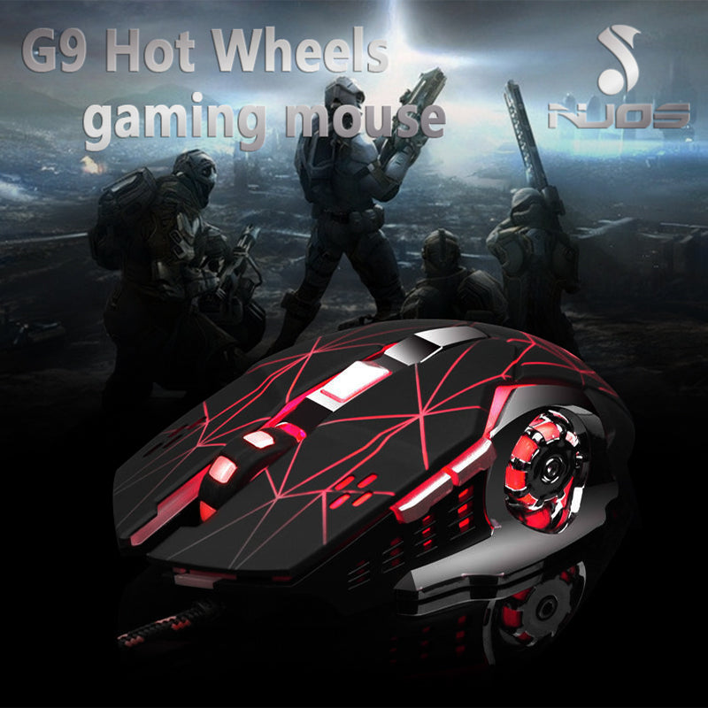 Wired Gaming Mouse 6 Buttons RGB Backlit Ergonomic Optical Gamer Mice for PC Laptop Computer Accessories Wholesale