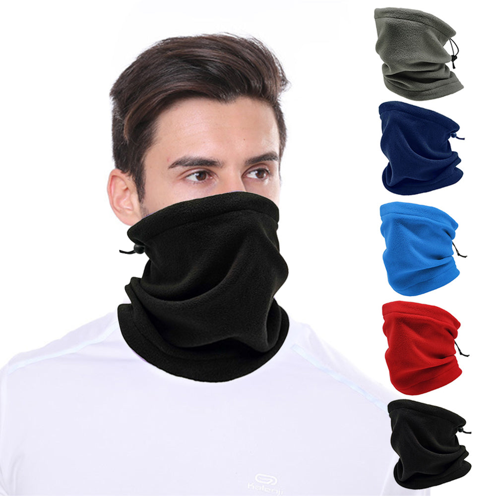 Fashion Warm Male Soft Fleece Scarves Men Winter Scarf Ring For Men Neck Shawl Snood Warp Collar Women Knitted Scarves