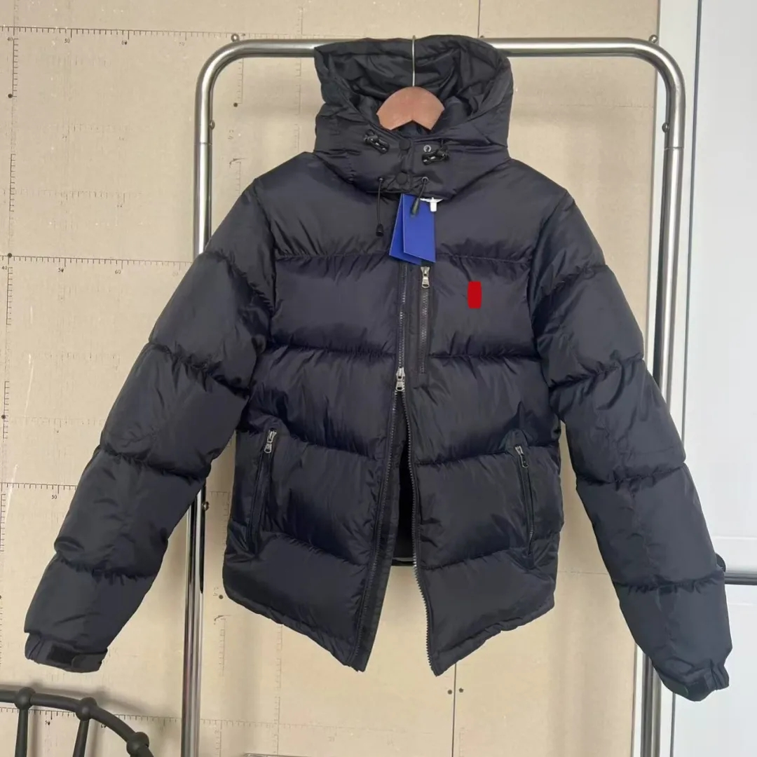 designer puffer polo winter men coat down jackets coats zipper outerwear parkas windbreaker Warm fashion casual embroidered hooded mens jacket 63