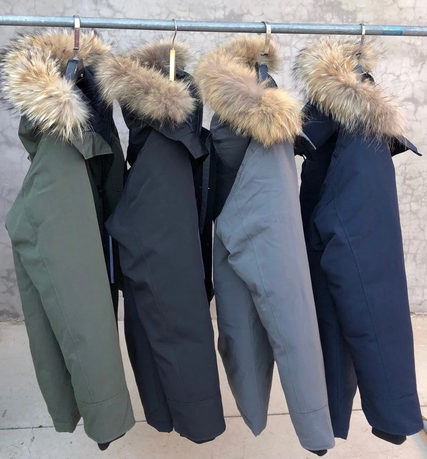 New style Winter Men Homme Winter Jassen Chaquetas Parka Outerwear canada Hooded Fourrure Manteau Down Jackets Coat Hiver Doudoune
