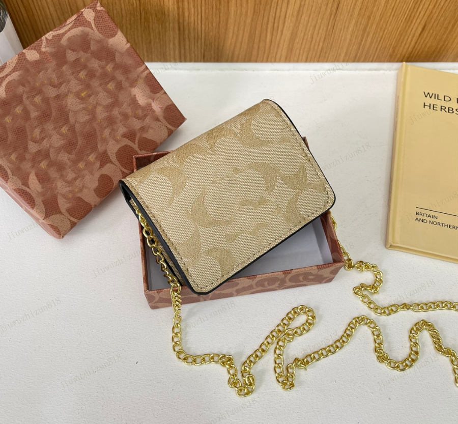 Genuine Leather Clutch Women&#039;s 2024 Handbag - Designer Envelope Wallet on Chain Purse