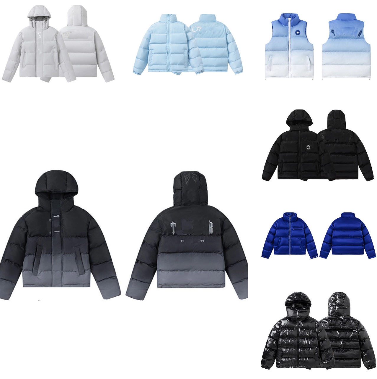 Designer Men&#039;s Down & Parkas down Correct Version 1:1 New Embroidered Letter puffer jacket Stand up Collar Hoodie Trendy Explosive Casual Cotto