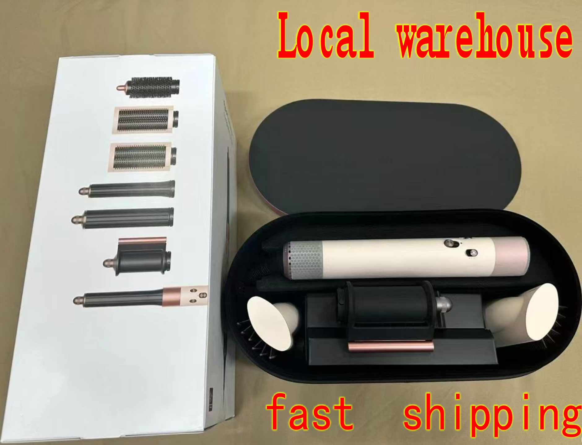 2025 dysonn Super 7-in-1 curler negative ion hair dryer professional adjustable temperature curling iron with box packaging US-EU-UK plug airwrap ai