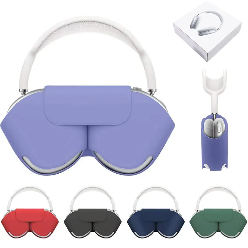 max headphones purple Earphones Wireless Earphones Bluetooth Headphones Stereo HIFI Super Bass Headset Chip HD MIC Air50 MS B1 P9 pro max Pop-up mag