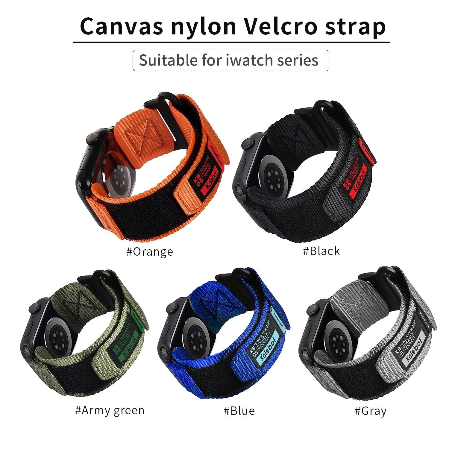 Suitable for Apple Watch strap series 11-10-9-8-76-5-4-SE Ultra 1-2 nylon Velcro outdoor comfortable breathable strap woven strap