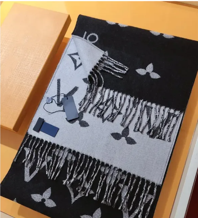 Designer Cashmere scarf New Luxury Scarf Cashmere Thick Shawl Women Long Winter Wram Pashmina Wraps Hijab with Tassel Bufanda Foulard