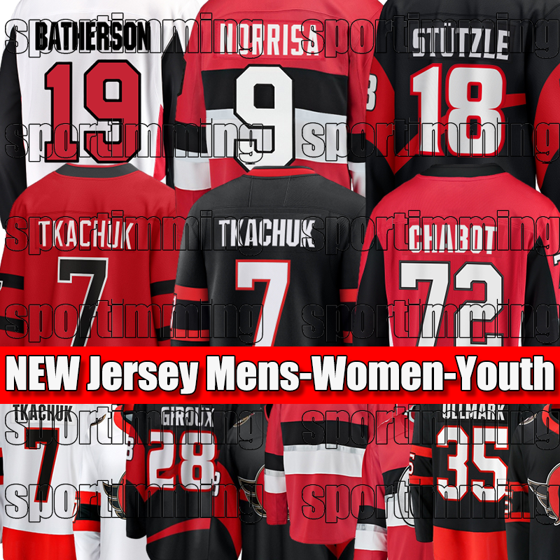 ottawas senator jersey #22 Amadio #71 Greig #11 Alfredsson C #58 Yakemchuk hockey jersey #31 Forsberg #2 Zub