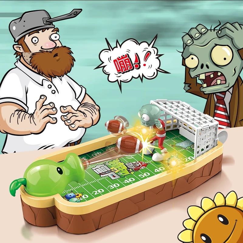 Plants Vs Zombies Tabletop Football Battle Set Bulk Stock - Interactive Combat Game with Character Collection Mini Figurines for Family Party Kids G