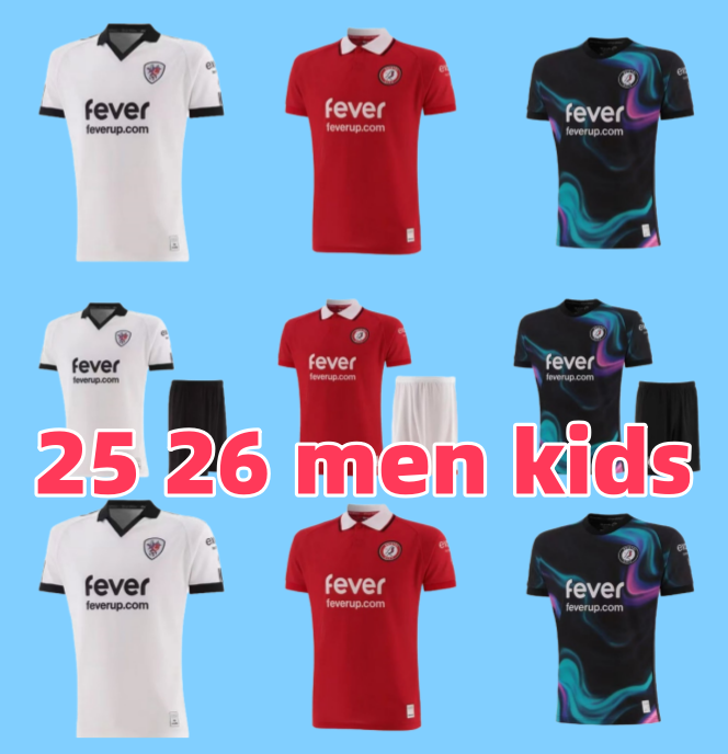 Bristol Citys soccer jerseys 25 26 WELLS ARMSTRONG 2025 2026 The Robins Football Shirts MEHMETI MAYULU KNIGHT TWINE TANNER MCNALLY CORNICK Men Unifo