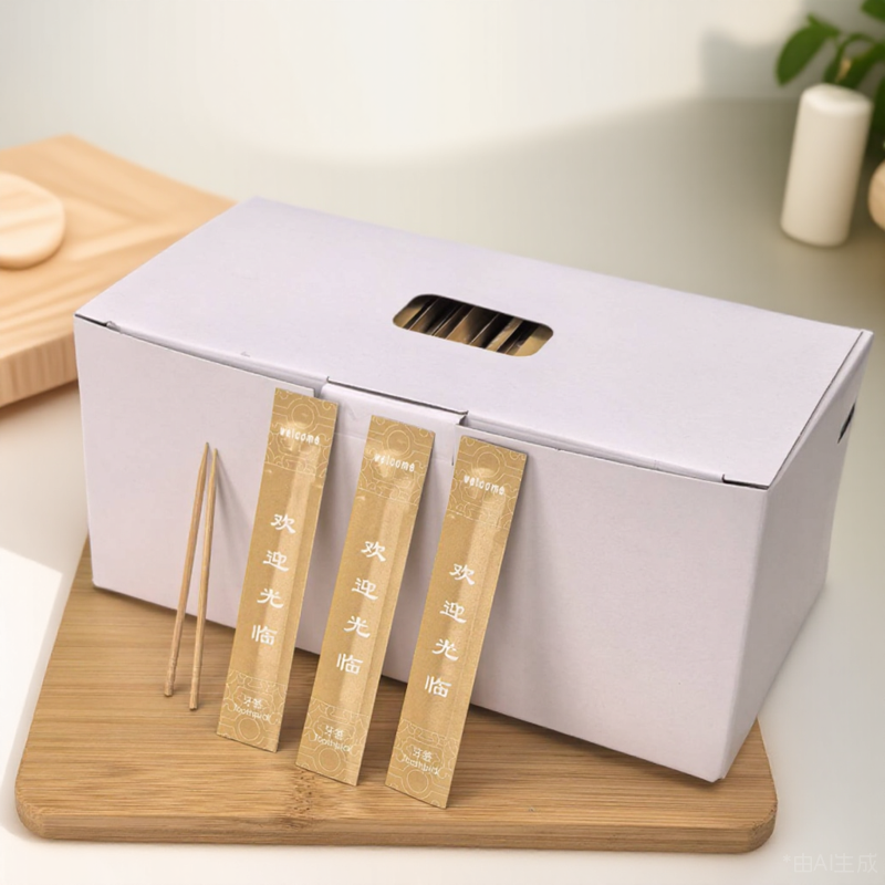 Premium Bamboo Toothpicks Natural Disposable & Eco-Friendly for Daily Oral Care