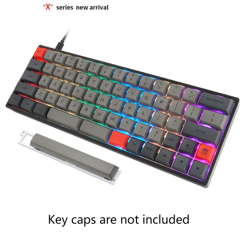 GK64XS Hot Swap Programmable Bluetooth Gaming Mechanical Keyboard Pcb Custom Kits GH60 Desktop Mechanical