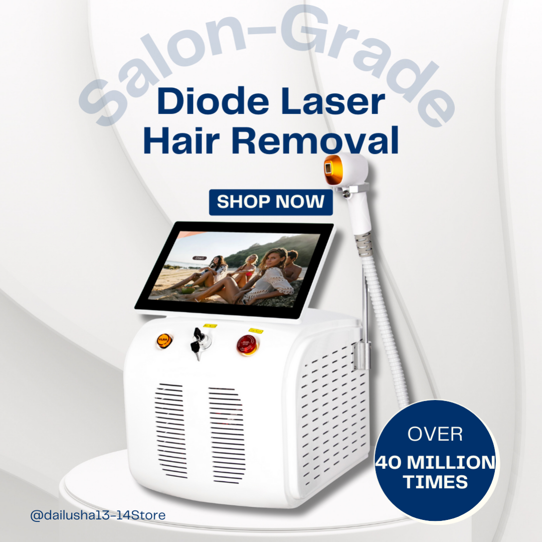 3 Wave Ice Platinum Diode Laser Epilator 2025 Professional Hair Removal Machine for Face & Body