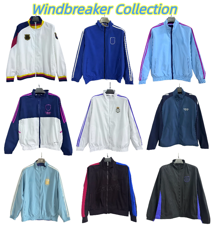 Men 24 25 26 Football jackets Tracksuits Double Sided sport windbreaker running fashion multiple colour outerwear coats Italia jacket