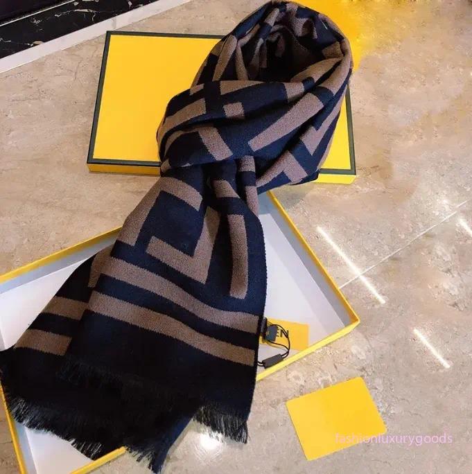 Women Cashmere Scarf Winter Designer Scarf Full Letter Printed Luxury Scarves Soft Touch Warm Wraps with Tags Autumn Winter Long Shawls 35cm X 180cm