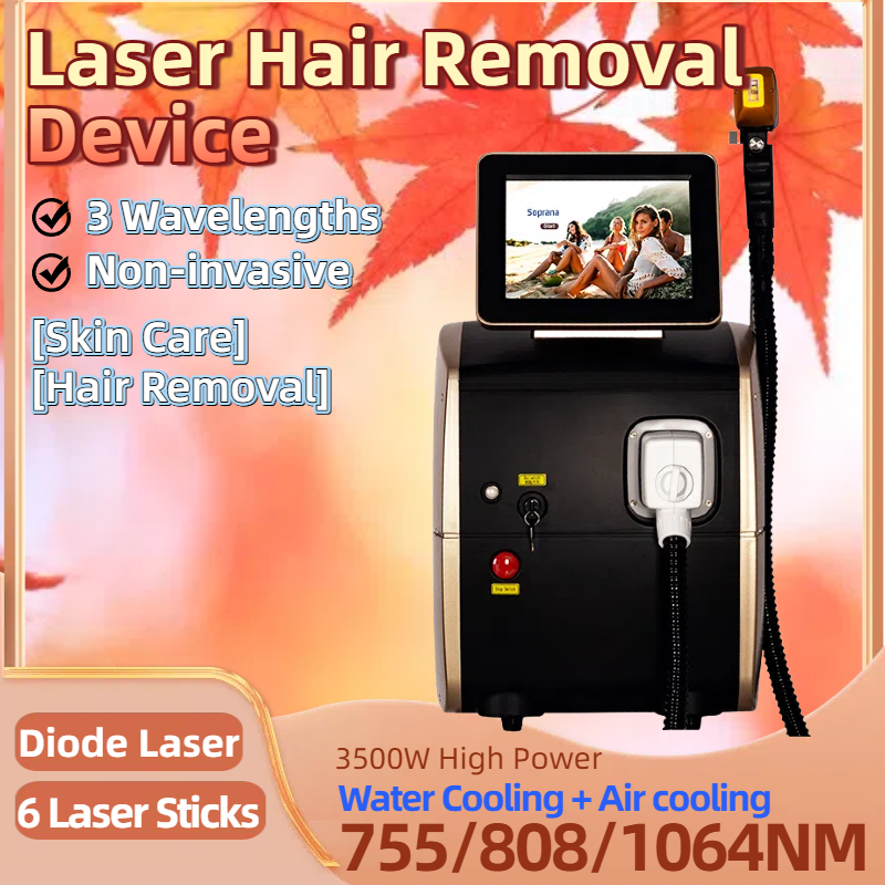 Profession 808nm Diode Laser Hair Removal Machine 3000W PRO Ice Platinum Painless Permanent Epilator For Salon 755NM 808NM 1064NM Laser Machine CE