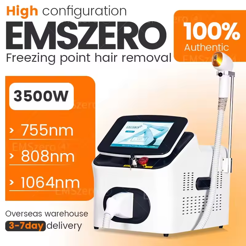 Diode Laser 755 808 1064NM Wavelengths Hair Removal Cooling Head Painless Laser Epilator Face Body Removal
