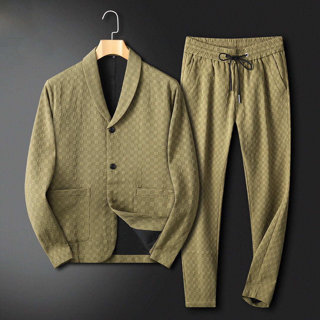 Men&#039;s Tracksuits plus size Outerwear & Coats Sizehoodies hoodies suit hooded casual fashion color stripe printing Asian size wild breathable lo