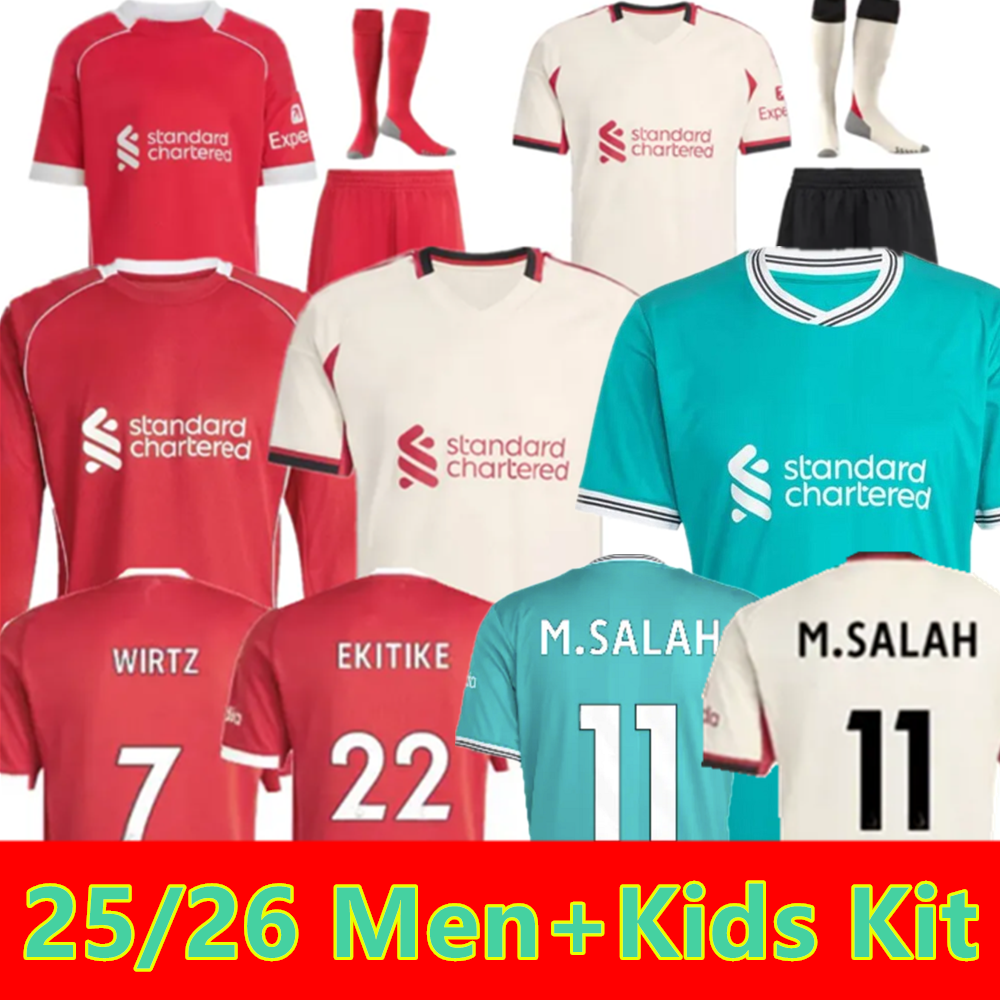 25 26 WIRTZ MAC ALLISTER EKITIKE FRIMPONG Soccer Jerseys Kids Kit Home Away Third 3rd 2025 2026 GAKPO Football Shirts
