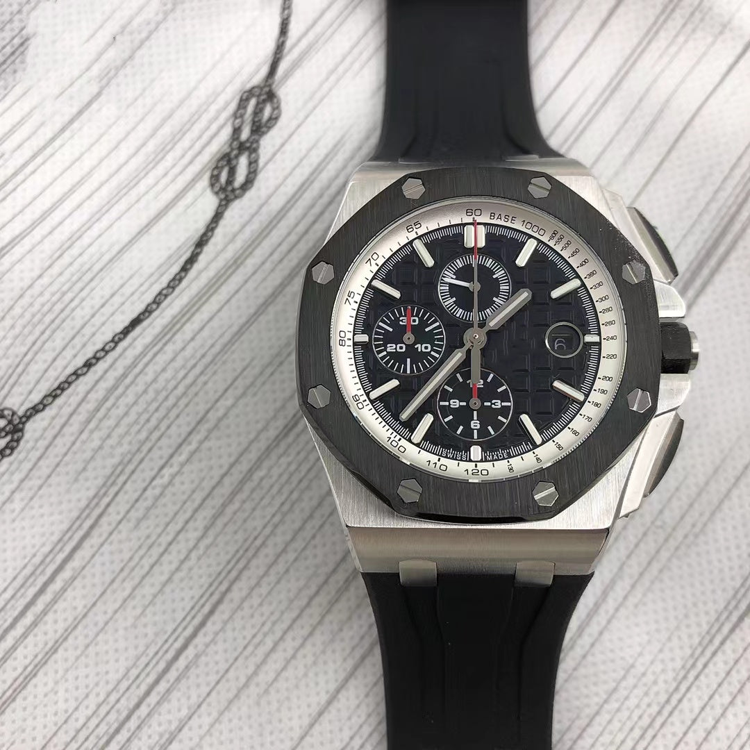 Oke series 12 classic men&#039;s multi-functional watch motive sapphire double-sided mirror restore full function timing twelve small second high ed