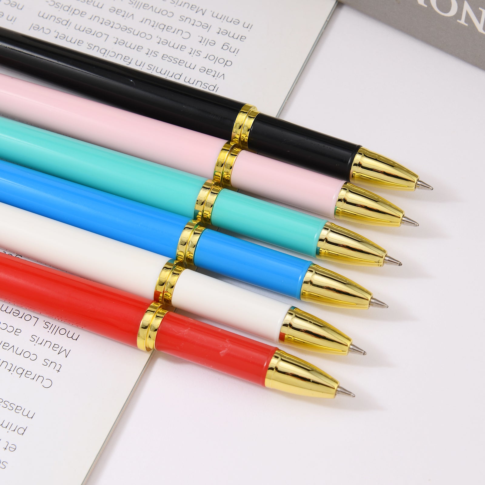 Large Quantity Premium Black Ball Point Pens Smooth Writing Instruments For Office Classroom Homework Daily Use