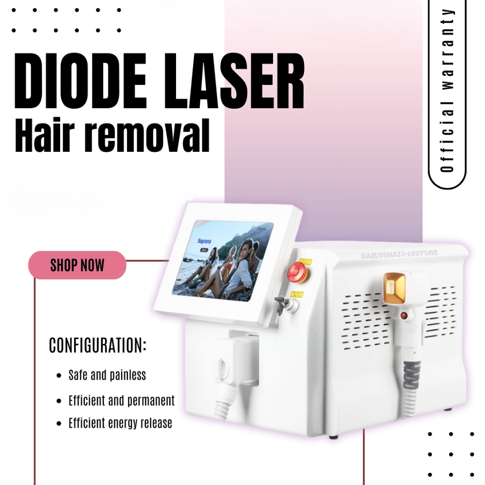NEW 2025 CE Approved Ice Platinum Diode Laser Hair Removal Machine 755nm 808nm 1064 nm 3 Wavelength