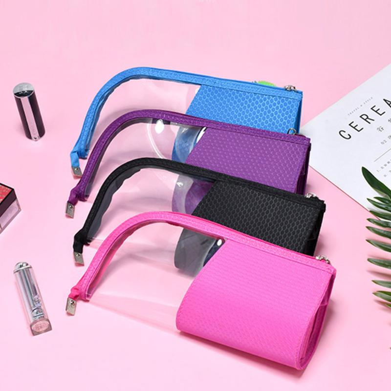 Makeup Brush Bag Travel Brushes Toiletry Case Zipper Pouch Organizer Holder Dustproof For Women And Girls Beauty Cosmetic Bags & Cases