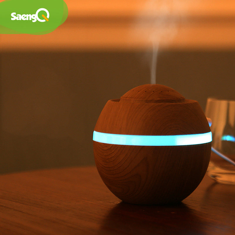 Aroma Essential Oil Diffuser Mini USB Air Humidifier Portable Ultrasonic Mist Humidifier Air Purifier LED Night Light