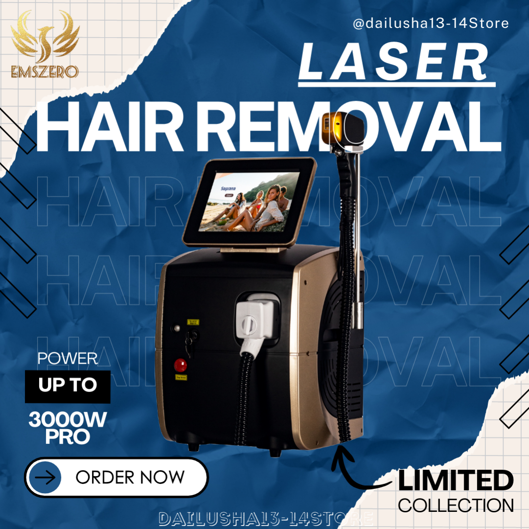 Professional Laser Epilator Ice Titanium Permanent Hair Removal 755 808 1064nm Diode Laser remove hair Machine for salon