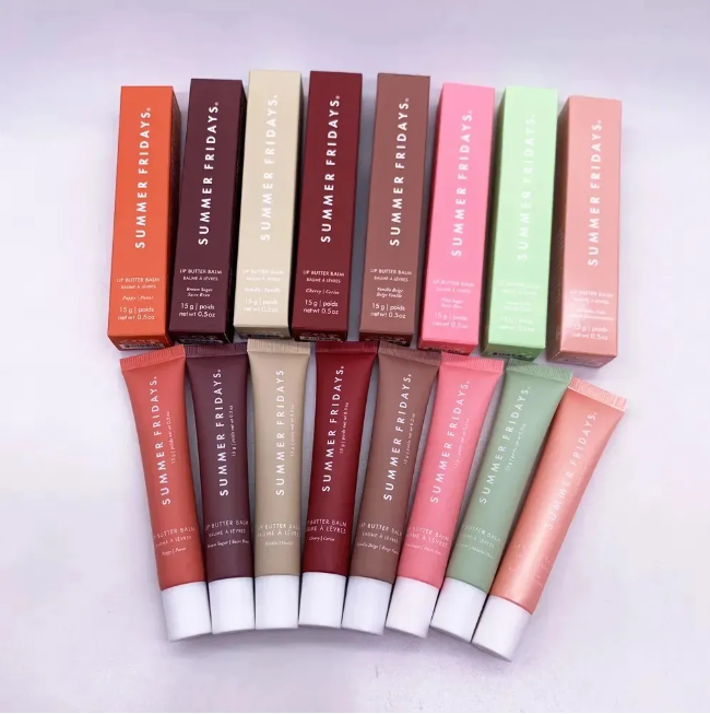 Makeup Summer Fridays Lip Gloss Lip Plumper Lip Balm Liquid Lipstick moisturizes Pink Sugar Vanilla beige sweet mint cherry top quality lipgloss Bea