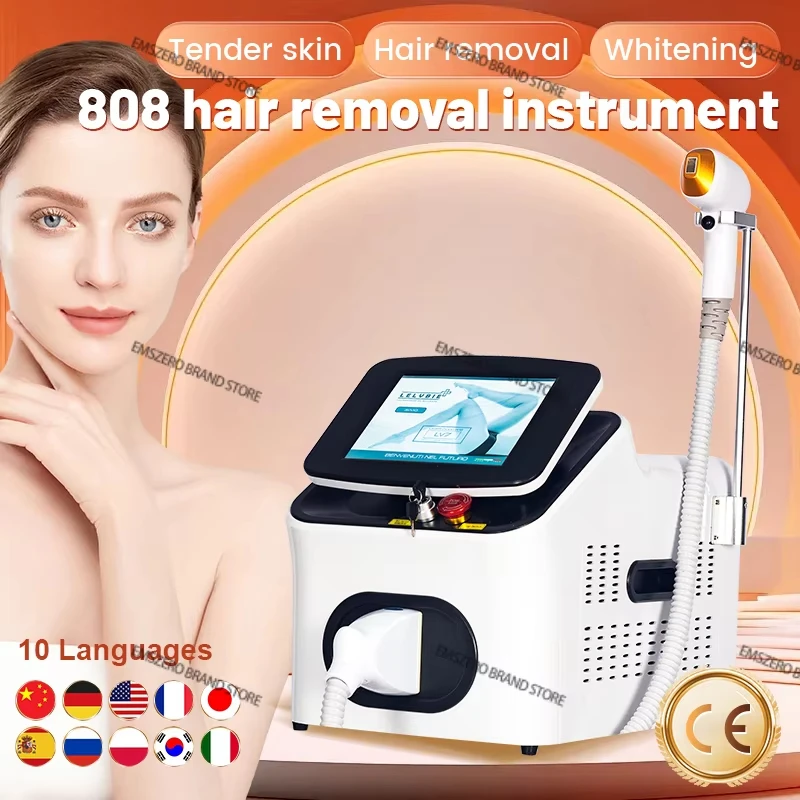 Small Size Laser Permanent Hair Remover 755NM 808NM 1064NM Diode Laser Hair Removal Machine Epilation Definitive