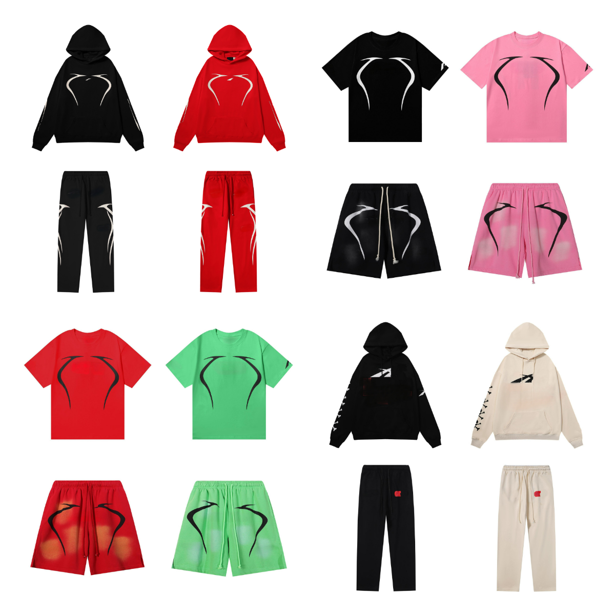 designer t shirt set mens hoodie set designer men jogger pant Designers Clothing Loose Tees Tops Man Casual Street Shirt Sweatshirt Short Sleeve Tsh